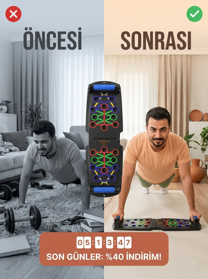 Vitravo Fit Şınav Tahtası 7