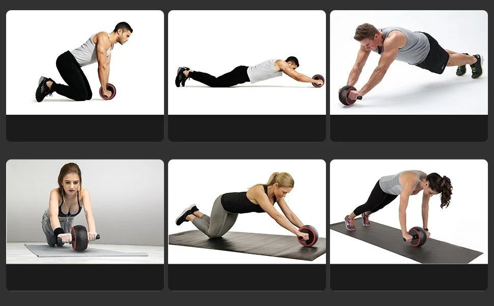 Egzersiz Tekerleği Kol Omuz Sırt Karın Kas Geliştirici Spor Aleti